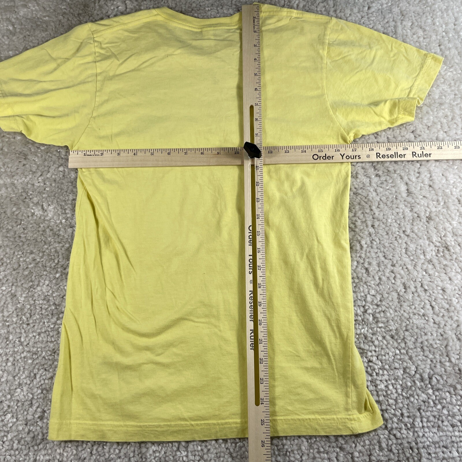 The Cinematics Shirt Adult Small Yellow Band Signed Ross Adam Scott Ramsey