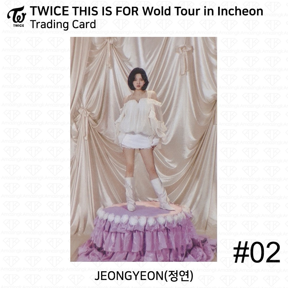 TWICE THIS IS FOR World Tour In INCHEON Trading Card KPOP K-POP MOMO SANA MINA