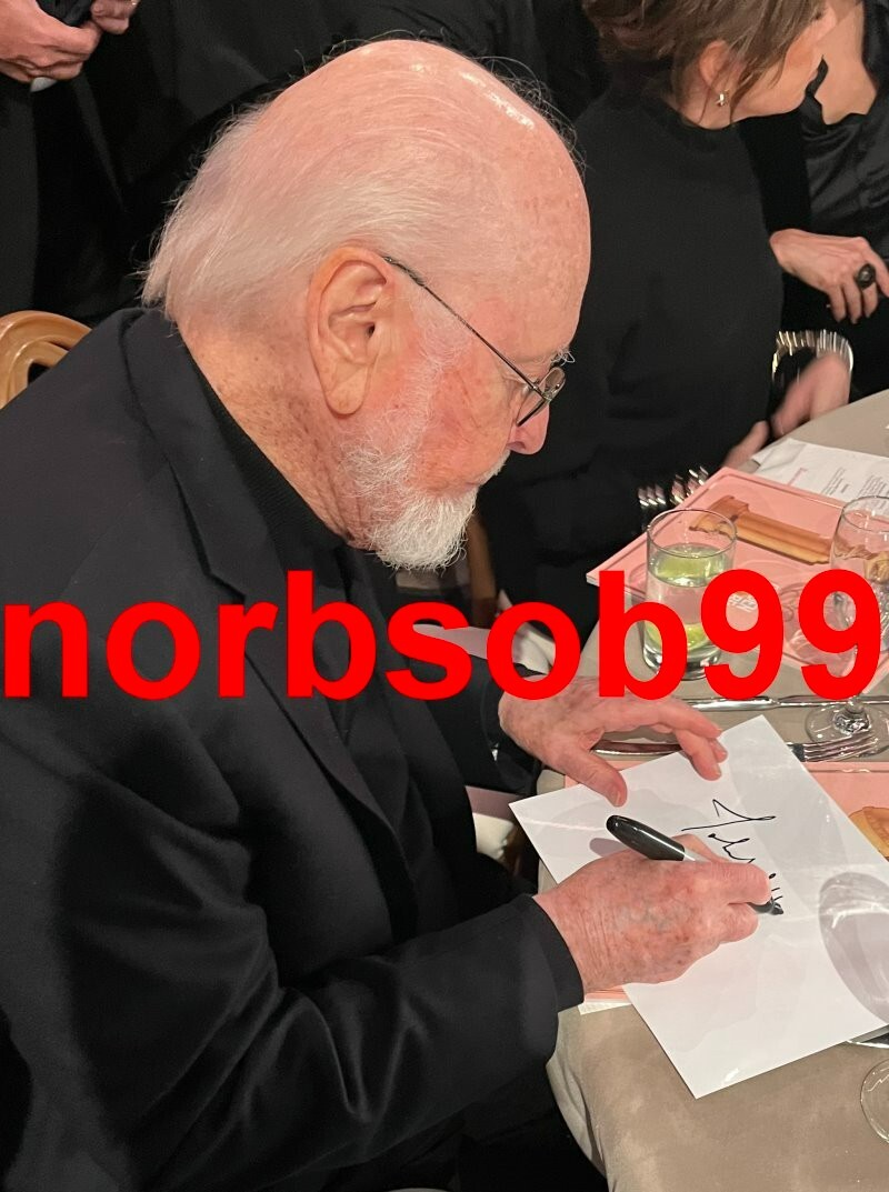 JOHN WILLIAMS SIGNED AUTOGRAPH STAR WARS MUSIC SKETCH w/EXACT PROOF BECKETT COA