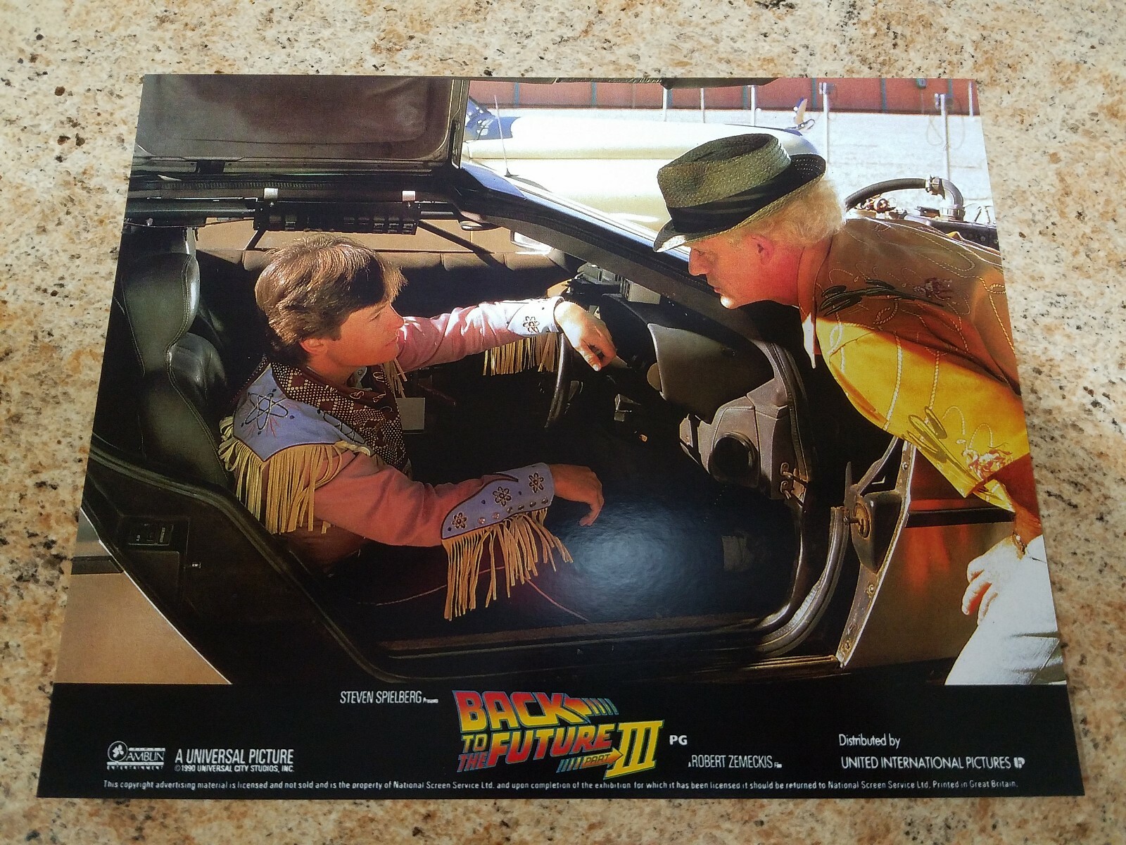 BACK TO THE FUTURE PT 3 lobby cards – MICHAEL J. FOX, CHRISTOPHER LLOYD