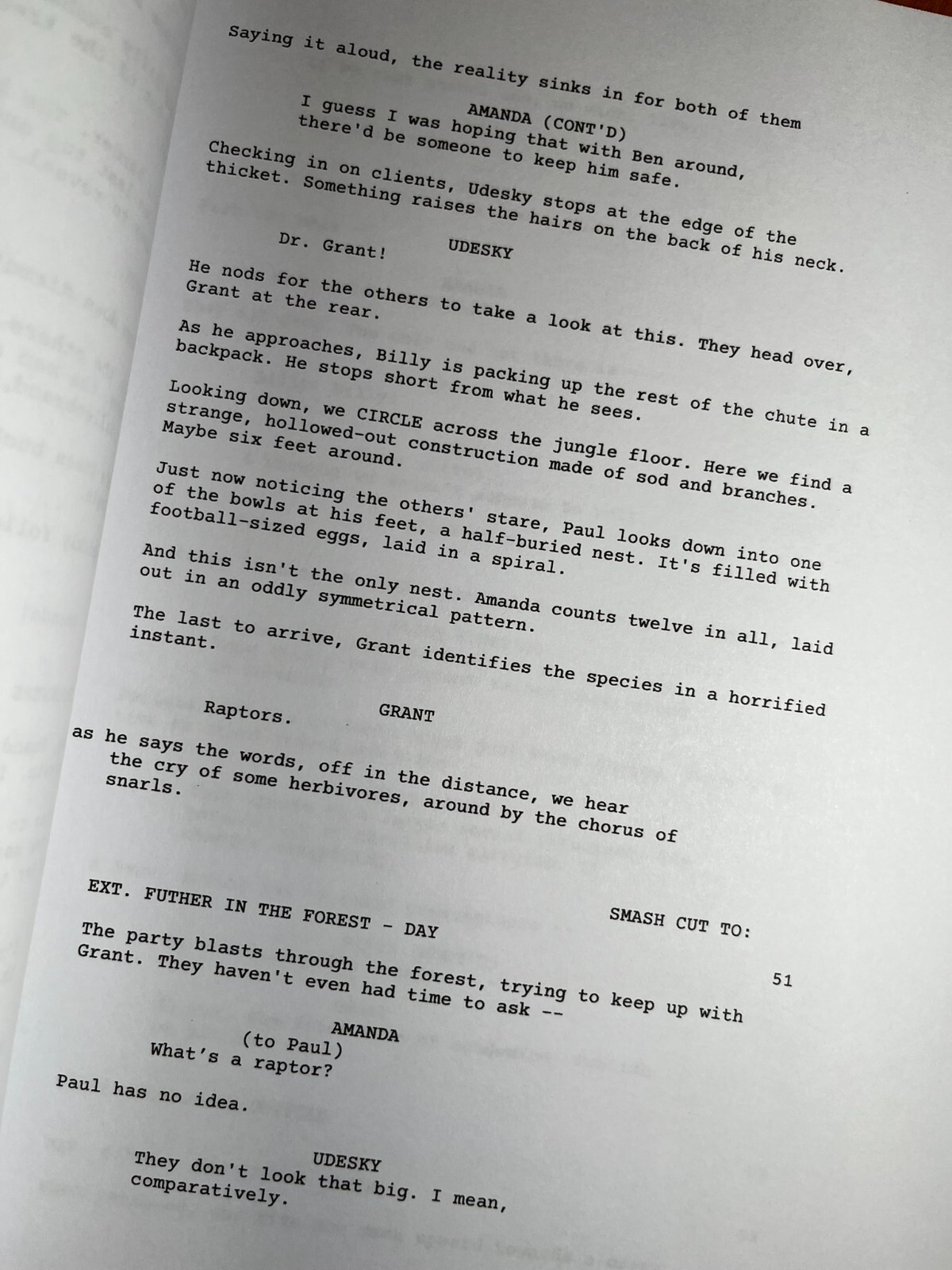 Jurassic Park Trilogy Scripts Signed- Autograph Reprints- 3 Scripts- Dinosaurs