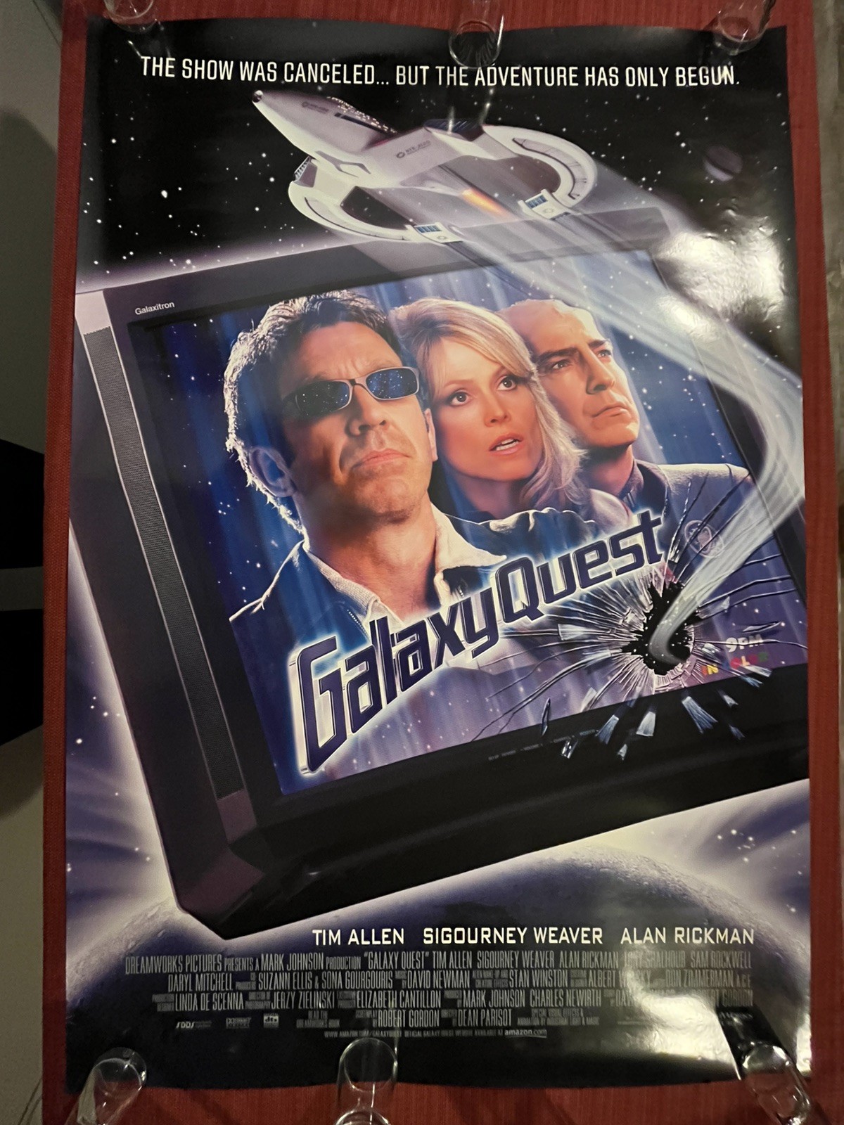 GALAXY QUEST (1999) Original Movie Poster Double Sided 27×40 Excellent Condition