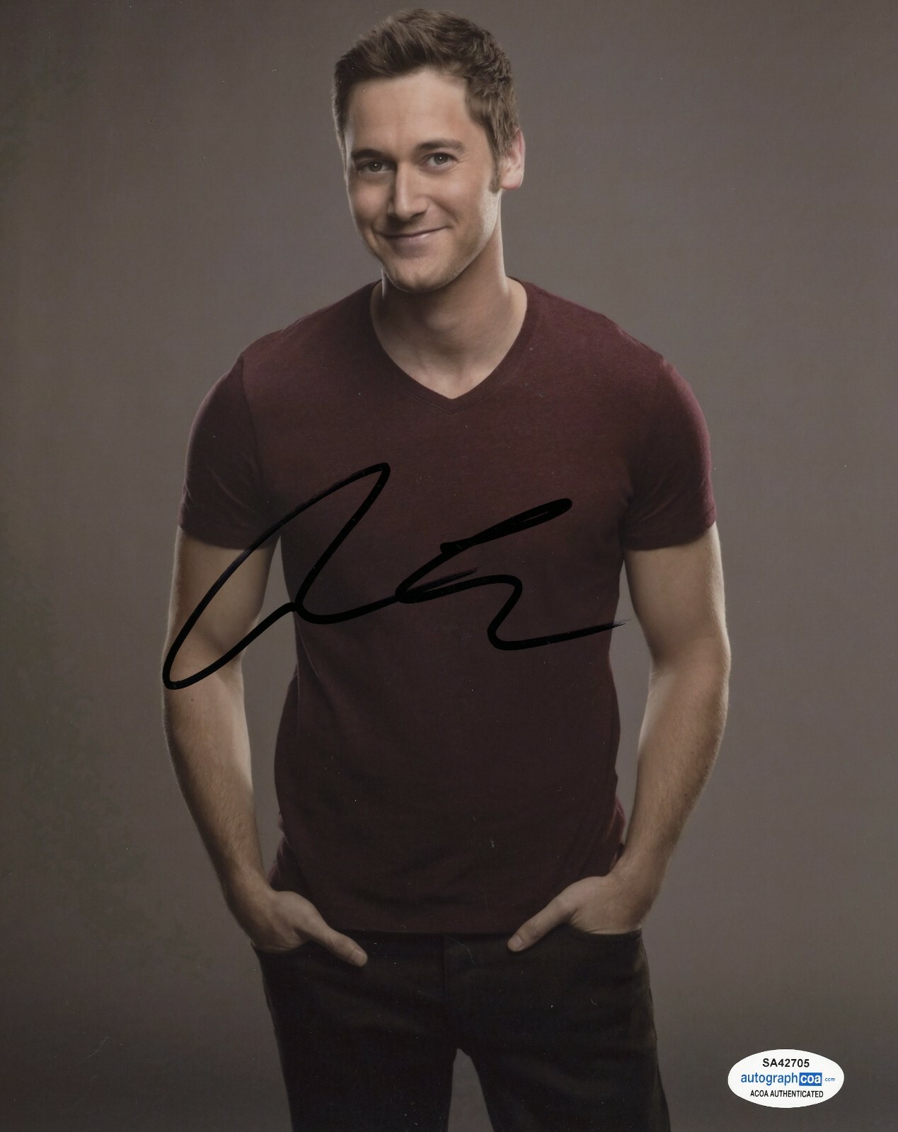 Ryan Eggold New Amsterdam Autographed Signed 8×10 Photo ACOA #2