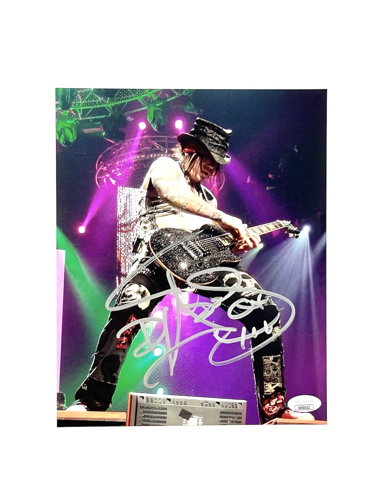 DJ Ashba Signed 8×10 Live Photo Guns N’ Roses Guitar Dance Music JSA Certified