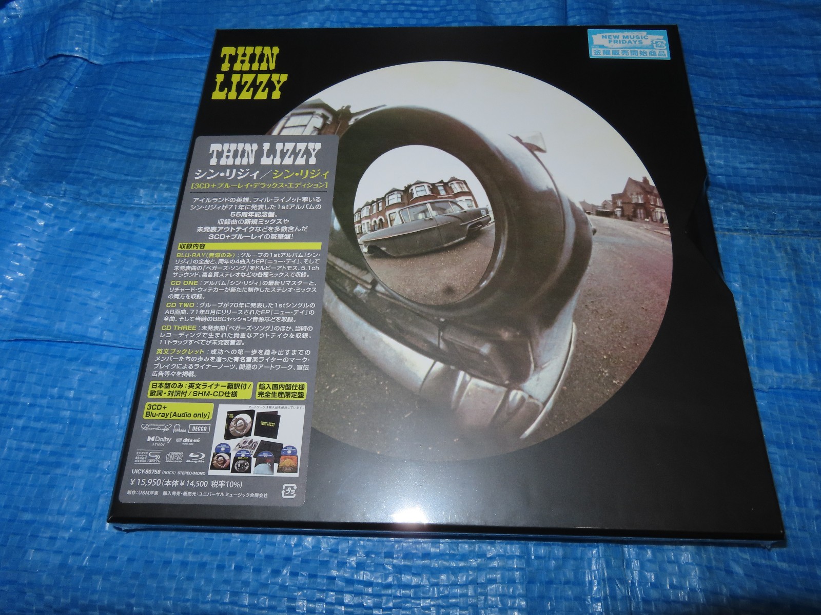 THIN LIZZY s/t SHM CD 3CD + Blu-ray Audio Box Set JAPAN UICY-80758 (2026) NEW