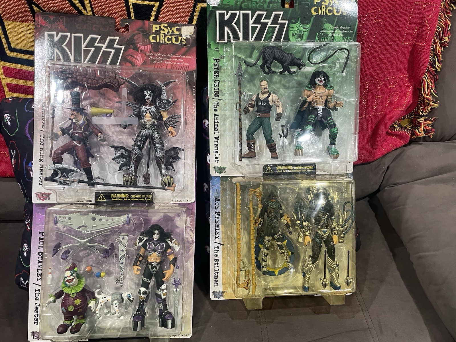 KISS McFarlane Toys Action Figures Lot – Psycho Circus & Revenge Album Series