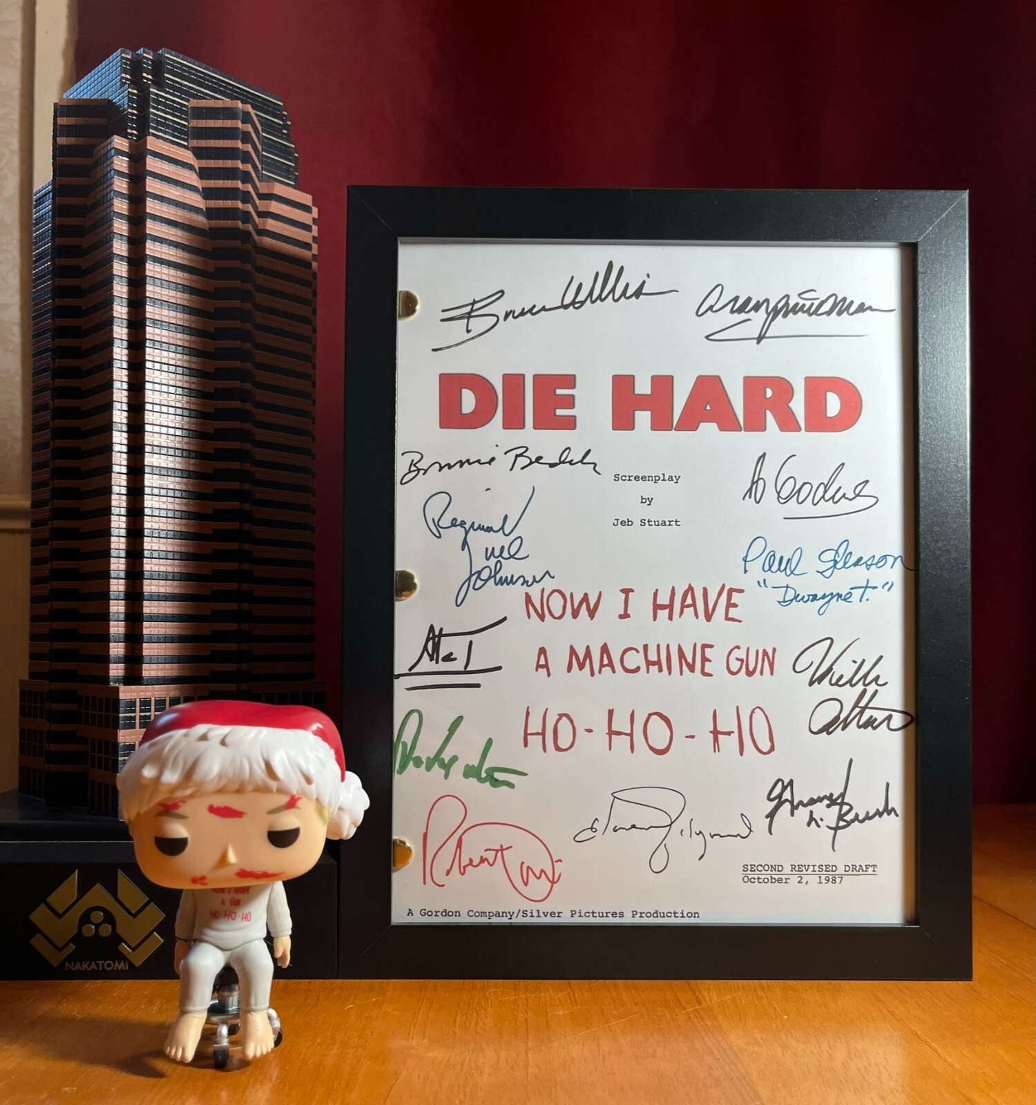 Die Hard Script Cast-Signed – Autograph Reprints – 125 Pages – John McClane