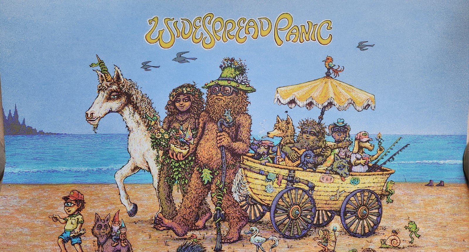 Widespread Panic Poster Marq Spusta Summer Tour Jackson Missoula Bend Oakland LA