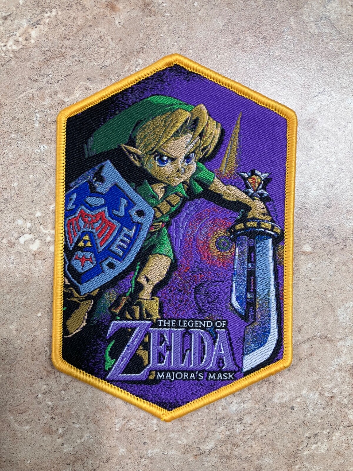 ZELDA Link LAST COPY yellow border woven patch