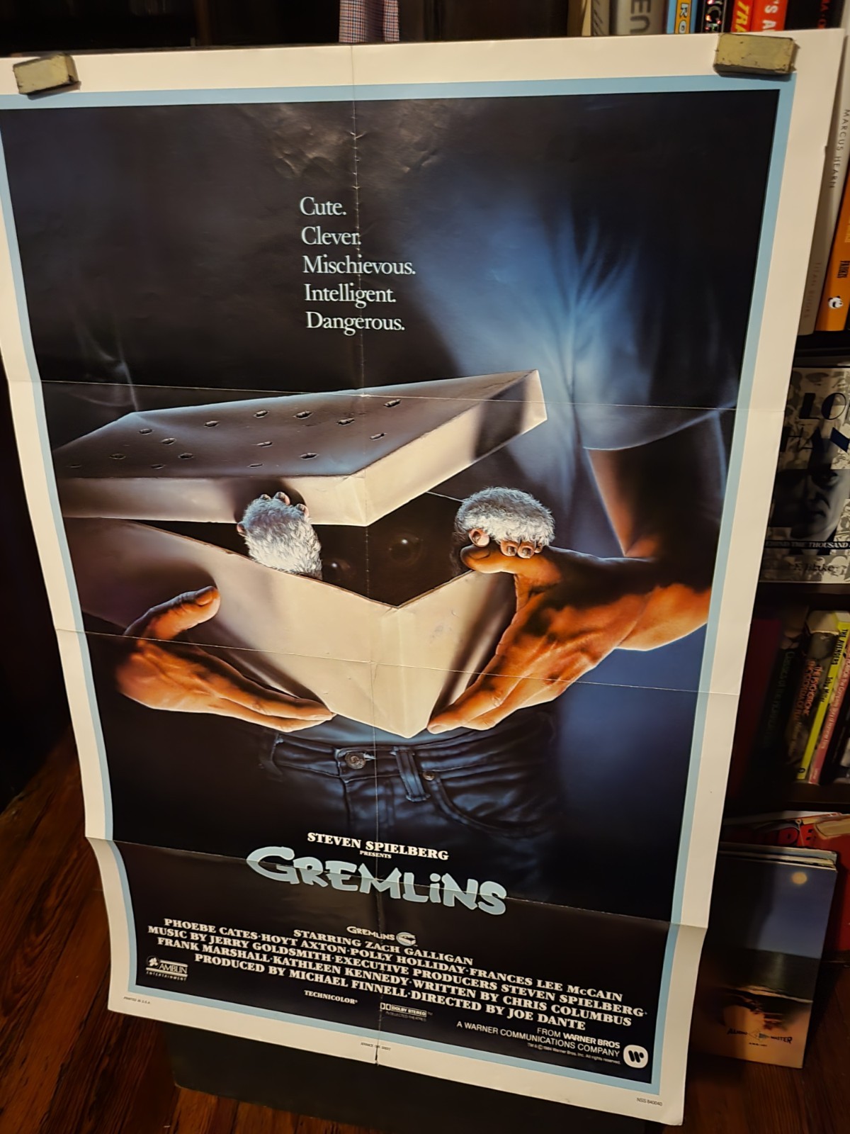 ORIGINAL GREMLINS ONE SHEET 1984 JOE DANTE COMEDY