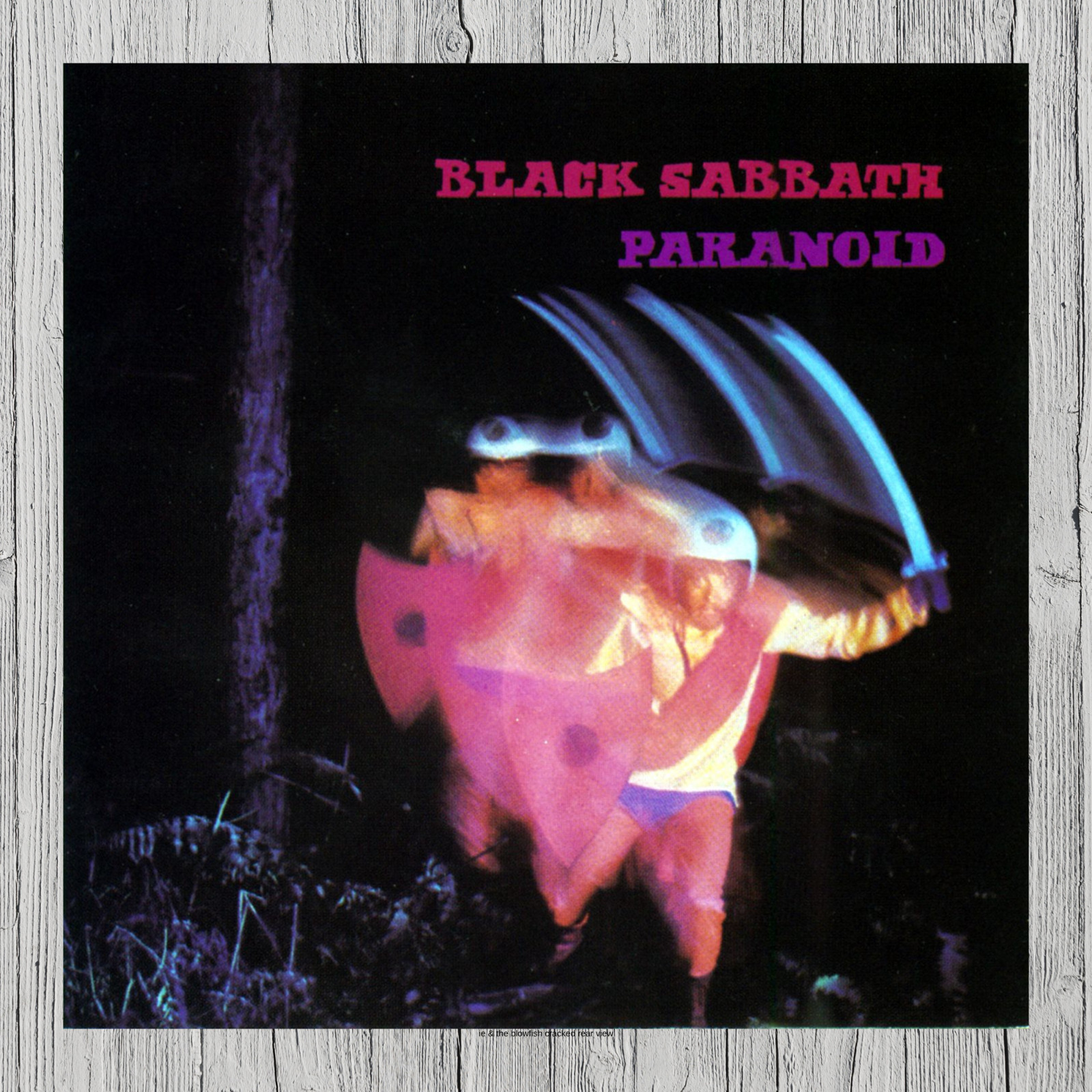 Black Sabbath Paranoid Album Cover Metal Sign Poster