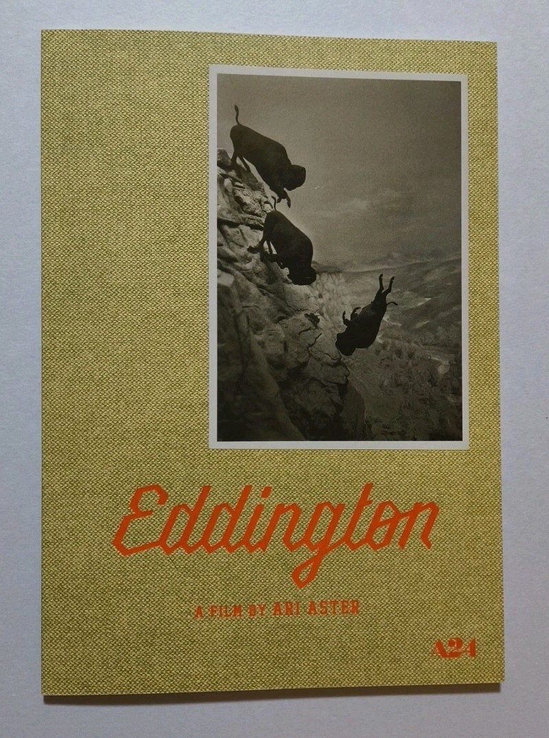 A24 / Eddington Pamphlet japan Ari Aster Joaquin Phoenix brochure Pedro Pascal