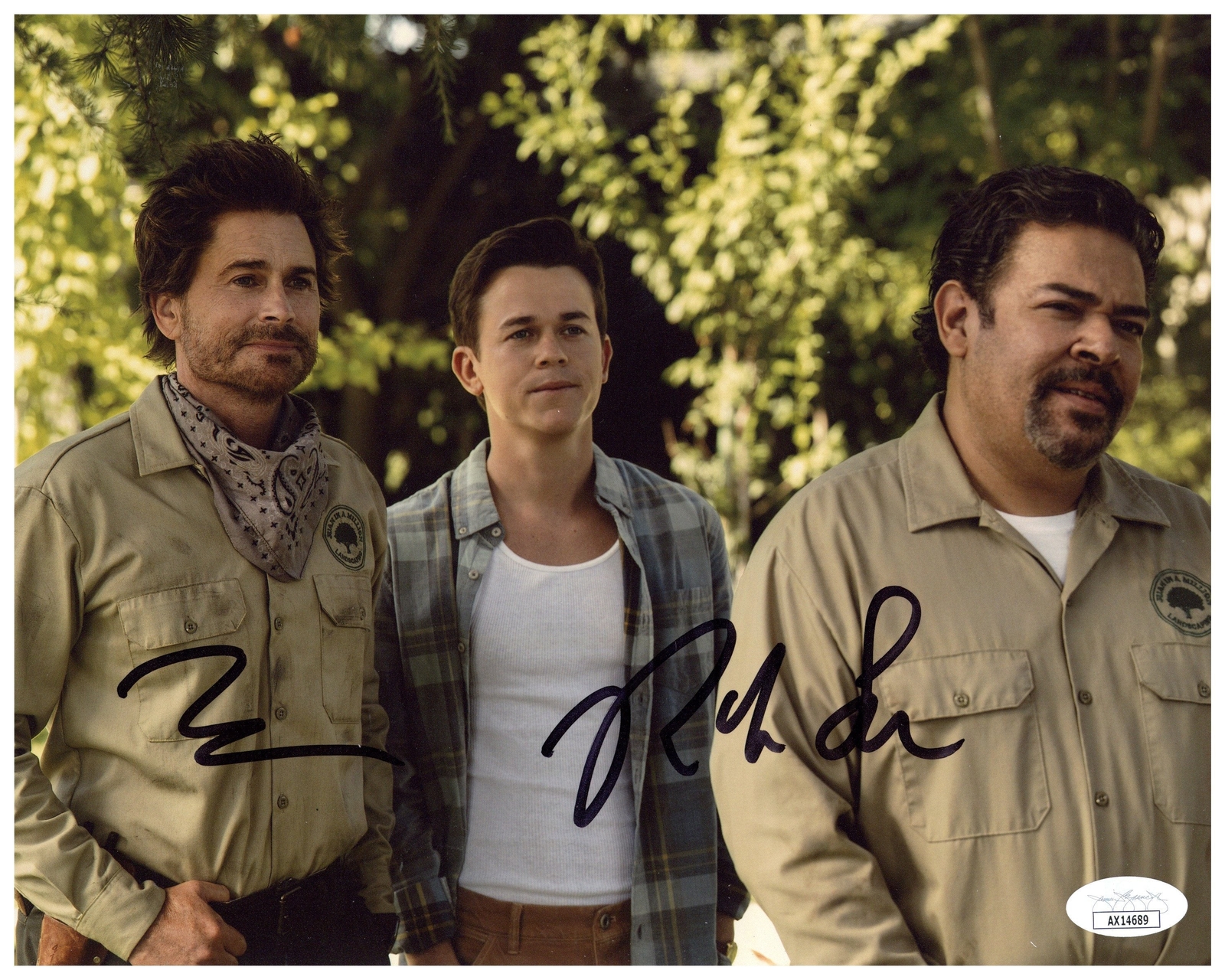 Rob Lowe & John Owen Lowe Signed 8×10 Photo Unstable Autograph JSA COA 2
