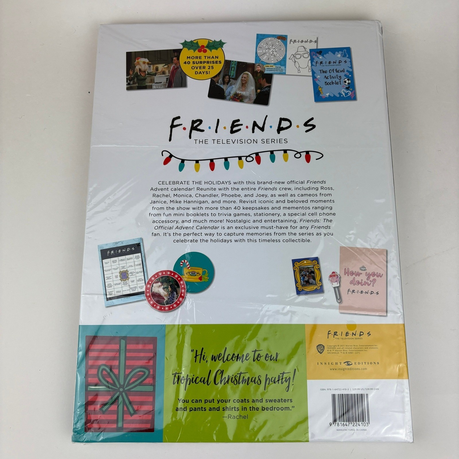 Friends TV Series The Official Advent Calendar 25 Days of Surprises Sealed New
