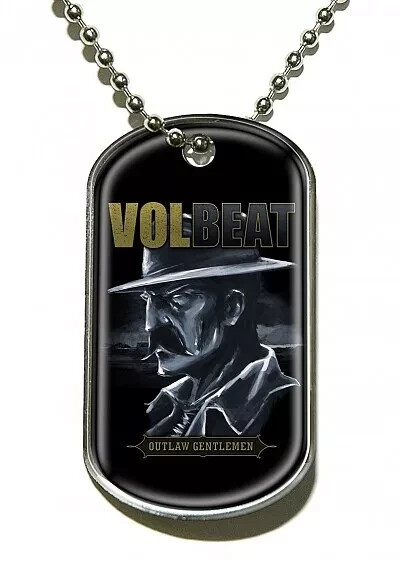 VOLBEAT metal dogtag pendant and chain – official product