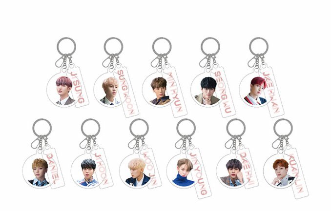 WANNA ONE Therefore CONCERT OFFICIAL GOODS ACRYLIC KEYRING KEY RING SEALED