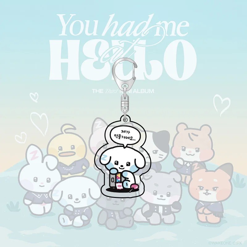 Kpop Style Plush Doll Keychain 12cm Cute Cartoon Pendant for Bags Plush Doll Bag