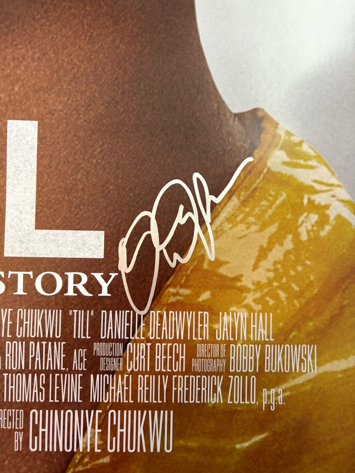 Danielle Deadwyler Signed Autographed Till 27×40 Orignal DS Movie Poster JSA COA