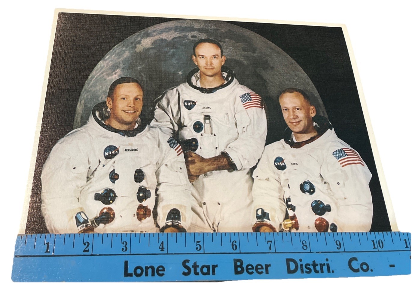 Apollo 11 Crew Autographed Reprint Photo Armstrong Collins Aldrin 1969