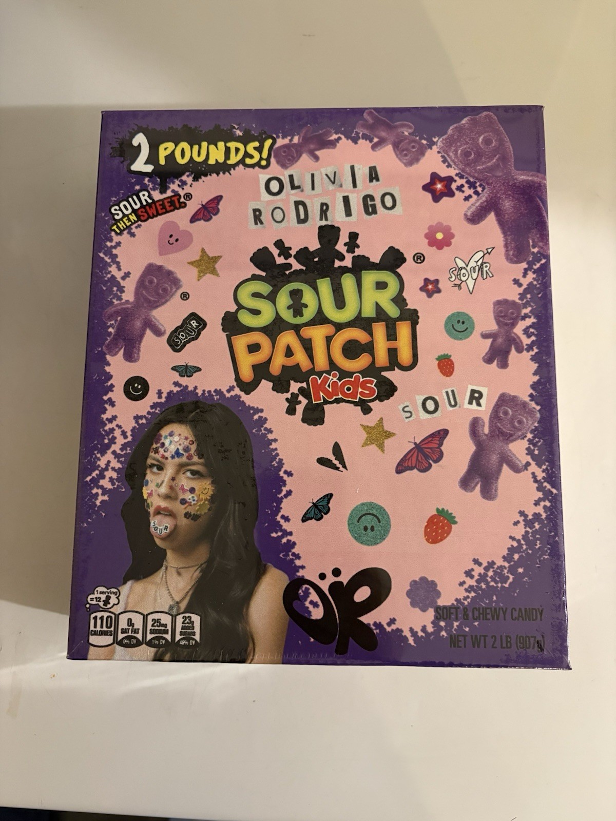 Olivia Rodrigo Sour Anniversary Sour Patch Kids Box (2 Pounds)