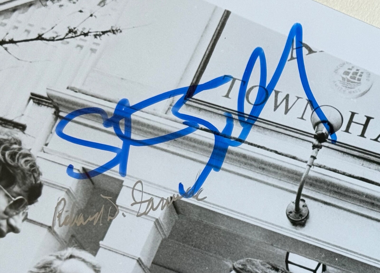 JAWS Roy Scheider Steven Spielberg Zanuck SIGNED Autograph 8×10 Press Still RARE