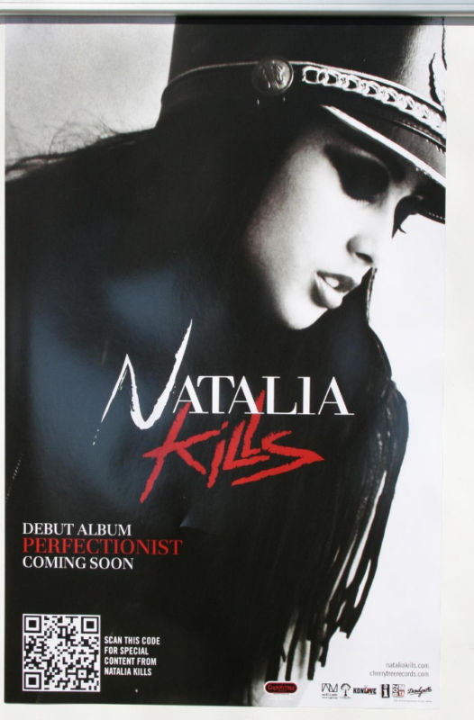 NATALIA KILLS Perfectionist 2010 POSTER 22×14