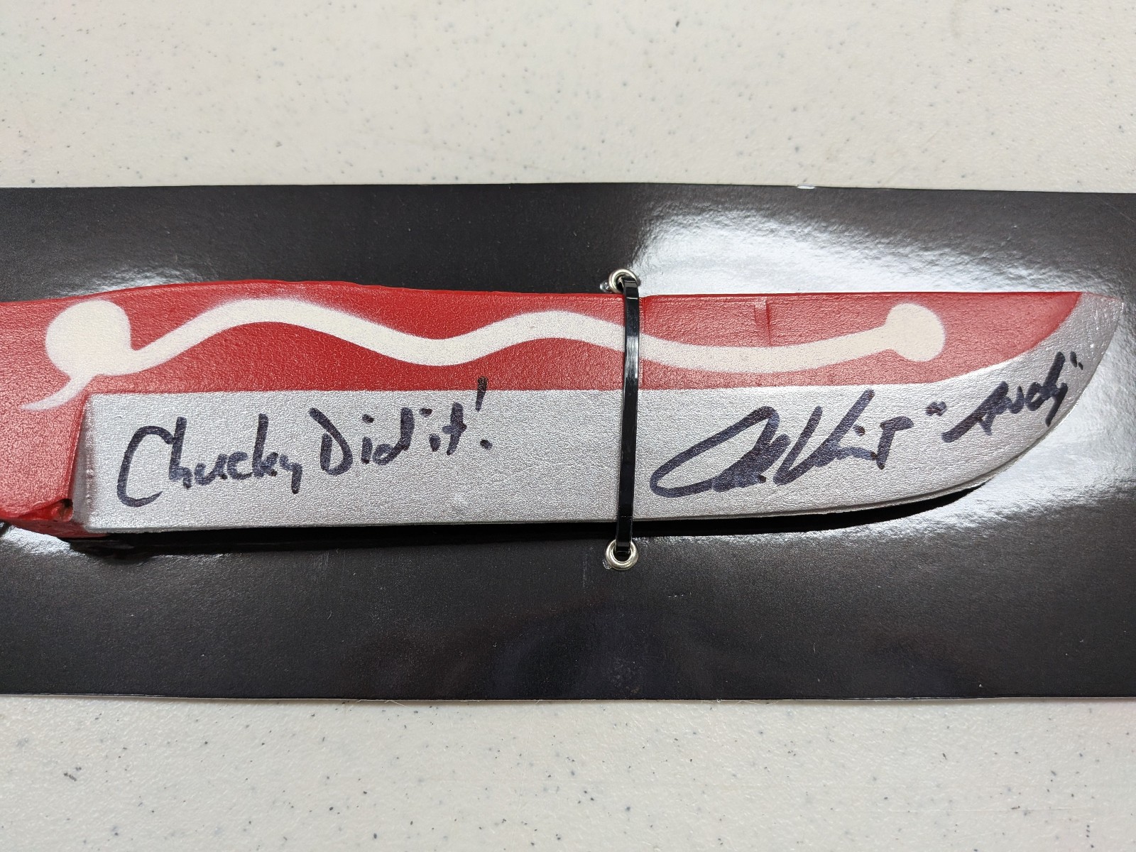 ALEX VINCENT Signed PROP KNIFE Autograph Andy in Child’s Play 2 JSA Witnessed