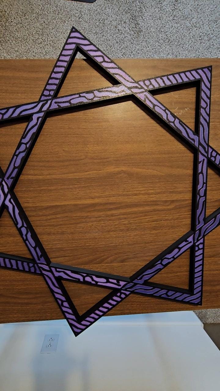 Tool Heptagram (880mm=34in Diameter) Wall Mount Decor