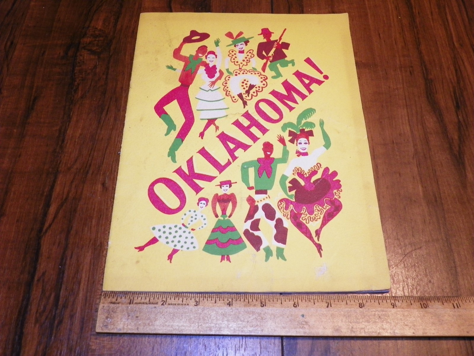 1944 OKLAHOMA Musical Show Playbill / Program by THE THREATRE GUILD NAT. CO.