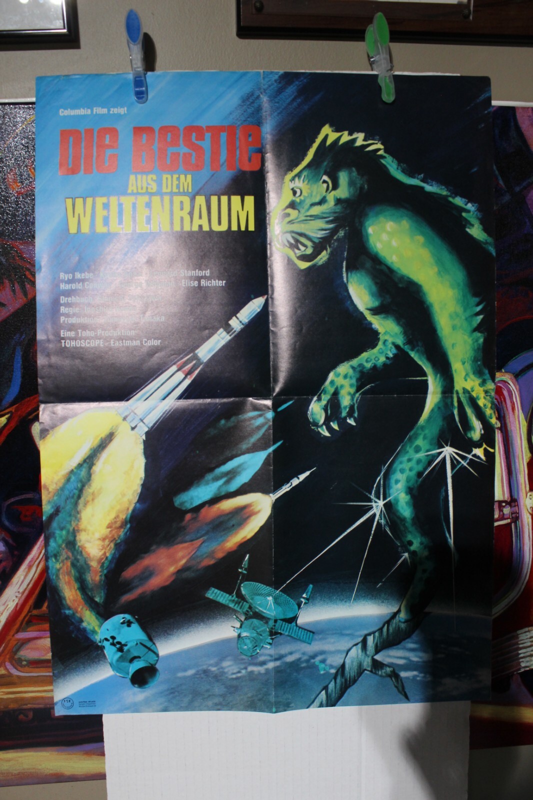 1957 20 Million Years To Earth Die Bestie Aus Dem Weltenraum Original Poster