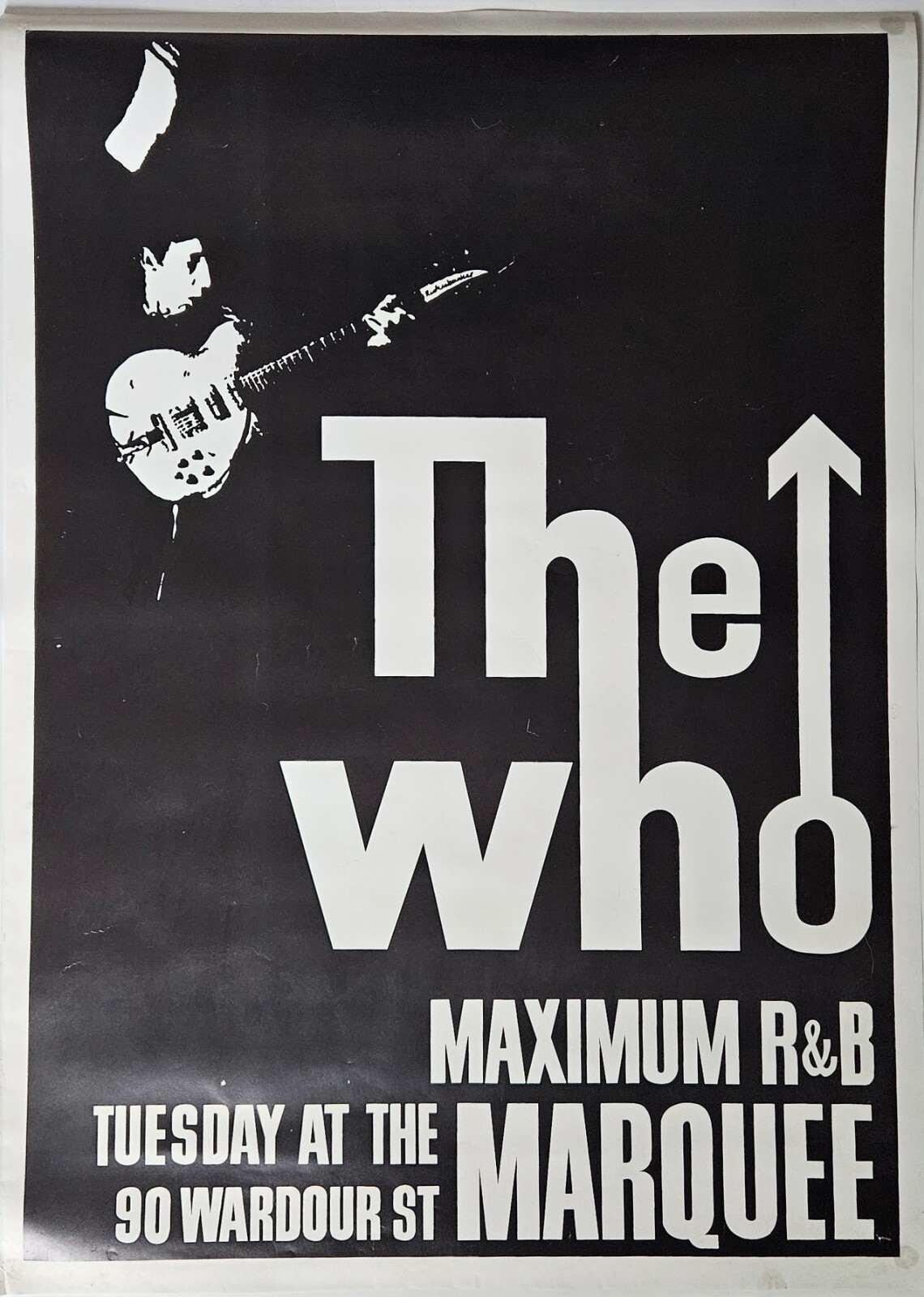 The Who Maximum 30 Years of R&B 90 Wardour St. Marquee 25×35 VINTAGE 90’s POSTER