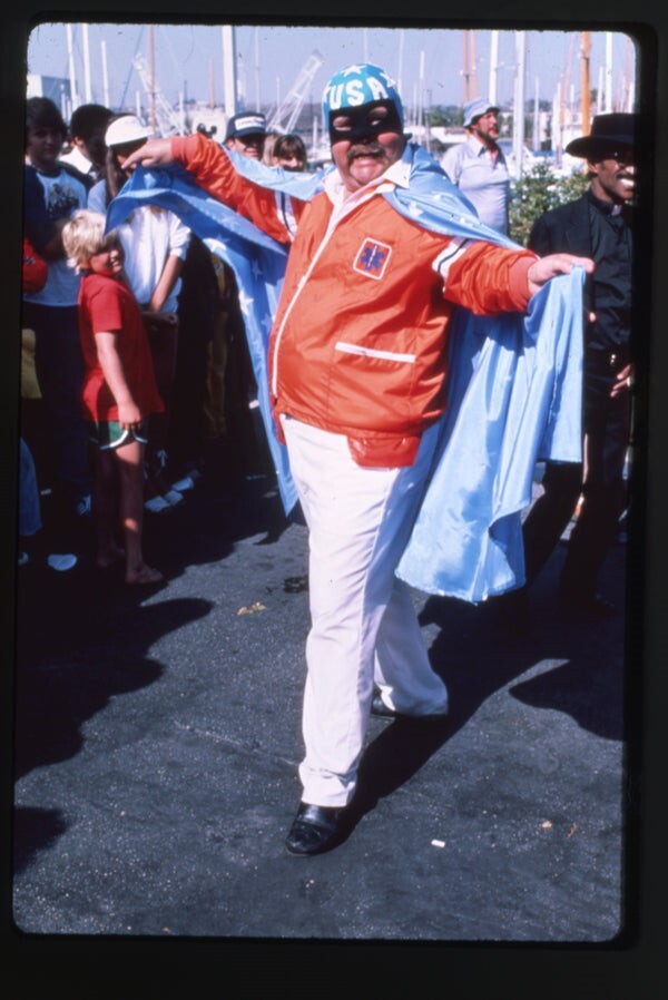 The Cannonball Run Dom DeLuise Captain Chaos on set Original 35mm Transparency