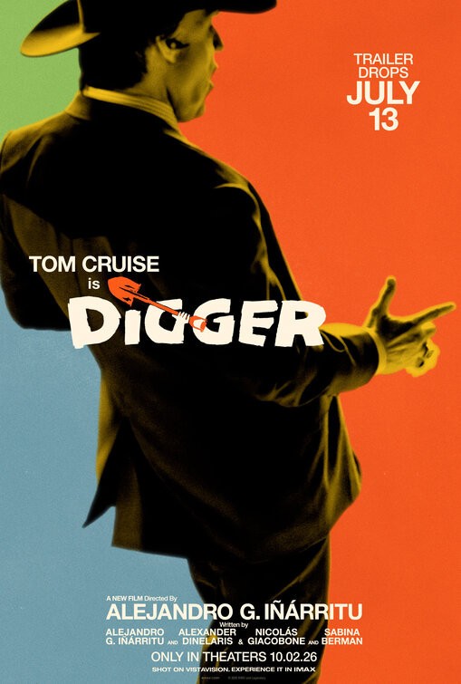 Digger – Original Movie Poster 27×40 DS 2026 Tom Cruise Adv B LIMITED