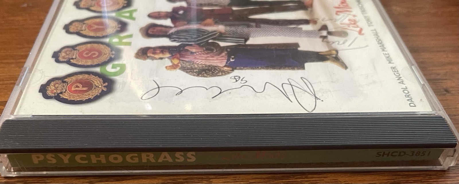 Signed Autographed Psychograss Like Minds CD With Promo Sticker Bluegrass Rare