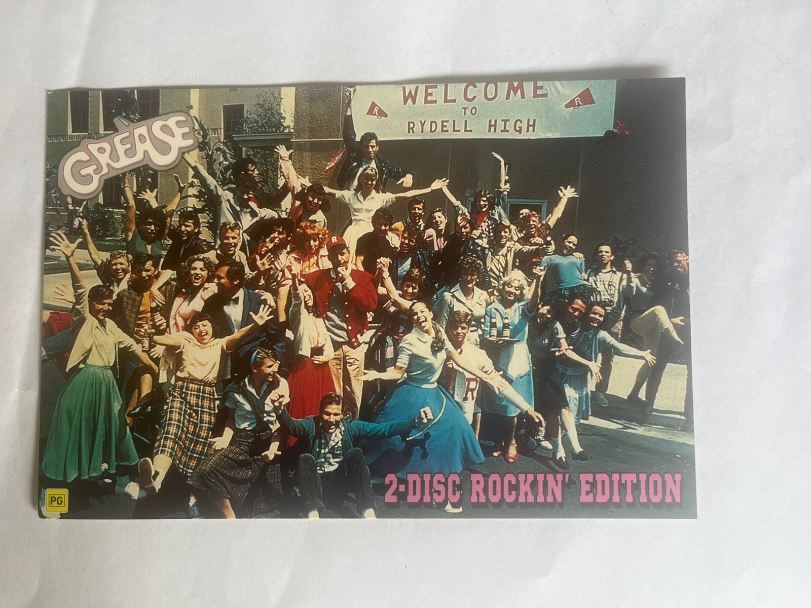 Grease Olivia, Newton-John, John Travolta Promo Postcards X 2