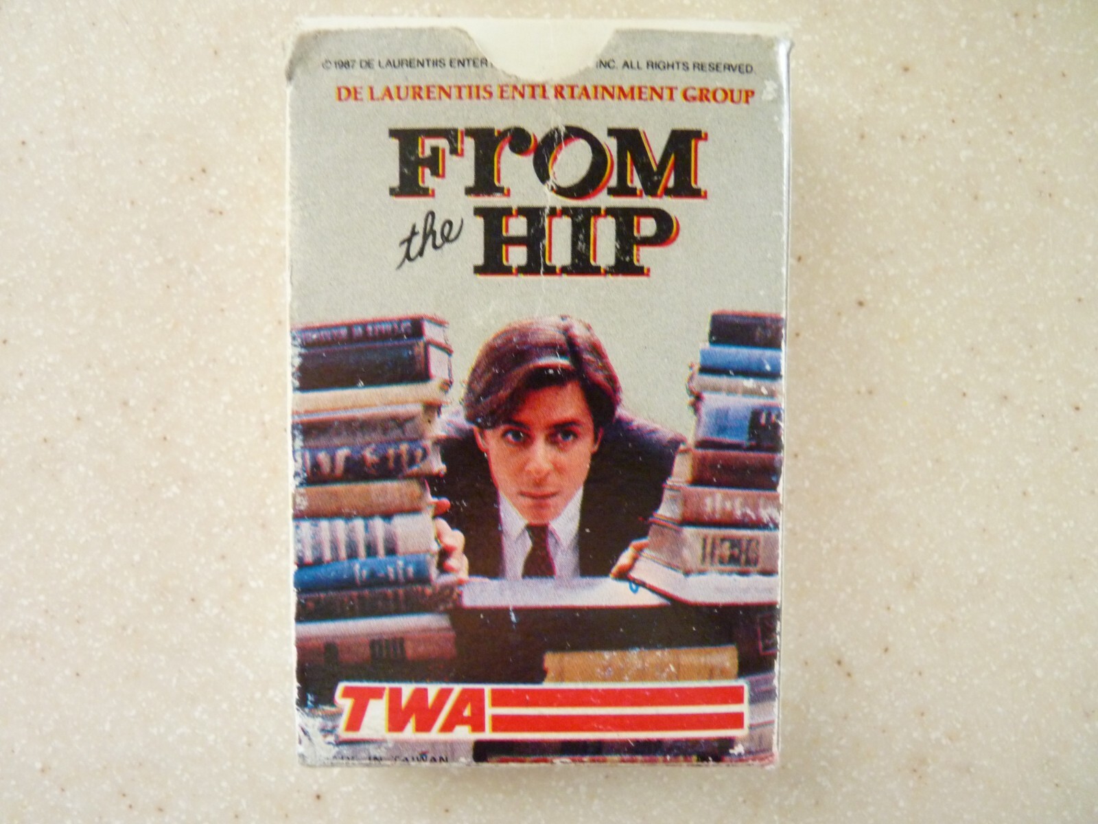 Vintage 1987 FROM THE HIP Movie TWA Playing Card Deck Rare & Complete
