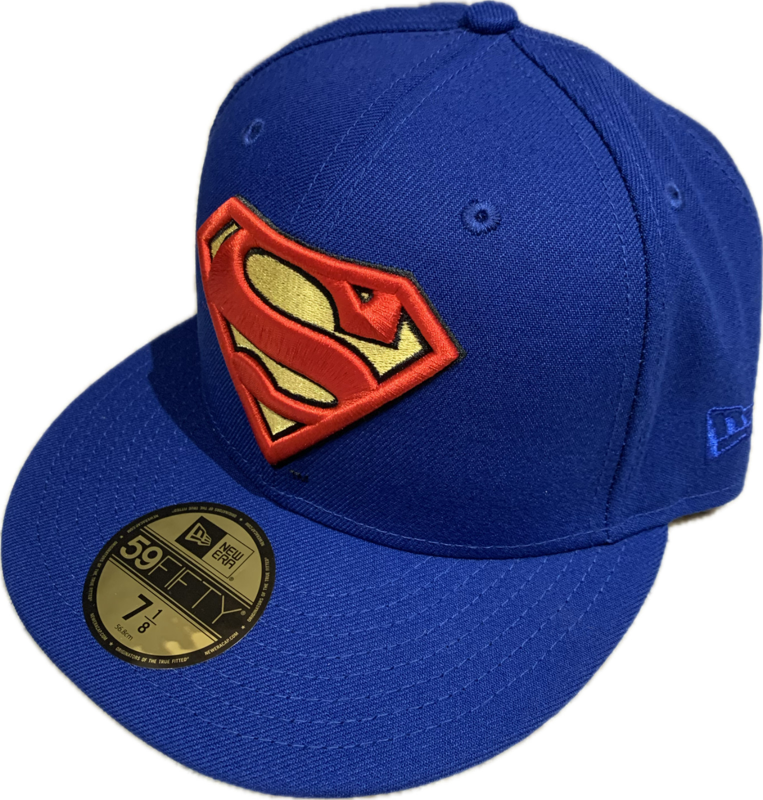 Superman Man of Steel DC Comics New Era 59Fifty Fitted Hat – Royal Blue