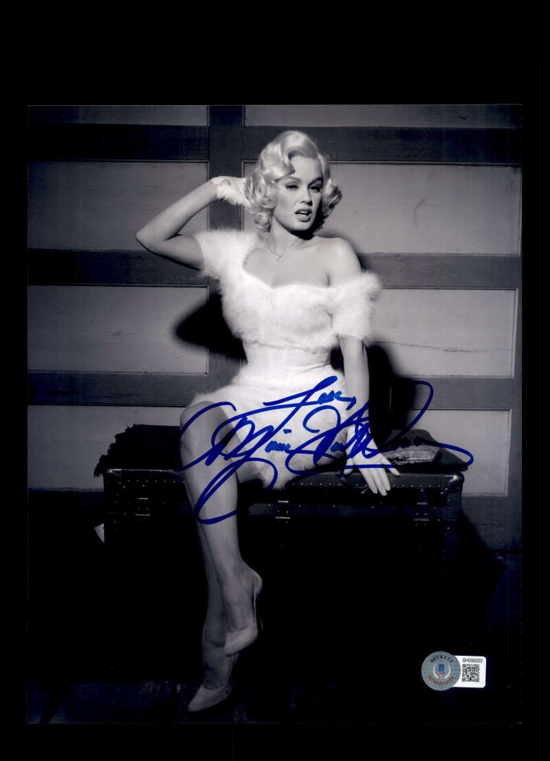 Mamie Van Doren Beckett BAS Signed 8×10 Photo Autograph