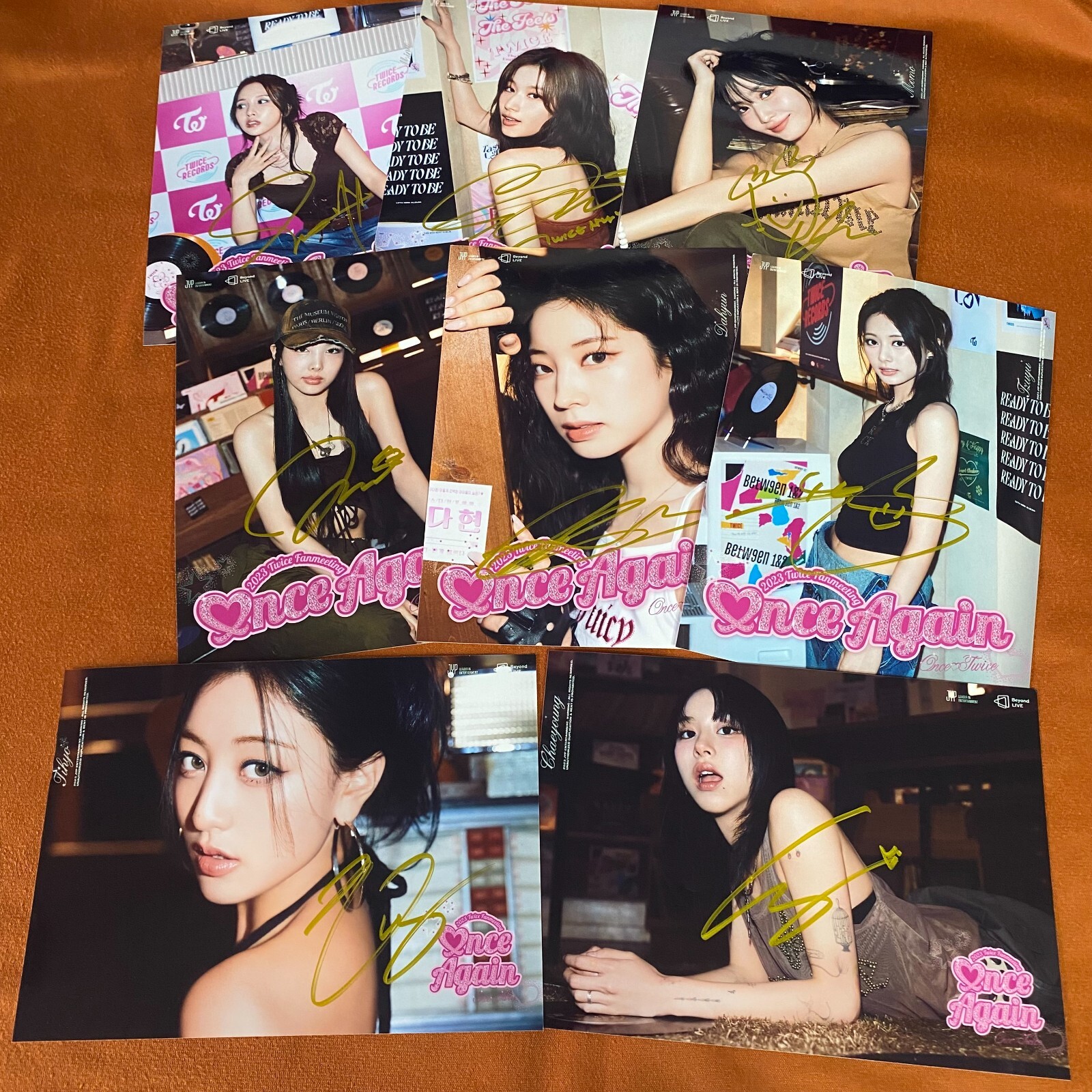 TWICE ONCE AGAIN Autographed Signed Photo 5*7 K-POP Collection 2024
