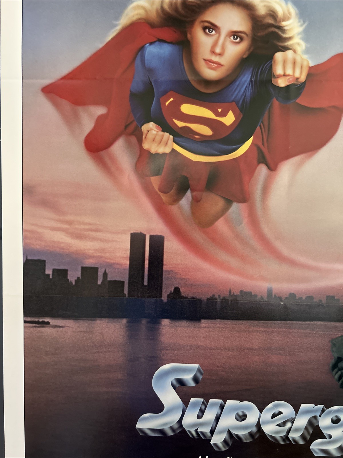 ORIGINAL VINTAGE 27×41 ONE SHEET US MOVIE POSTER 1984 SUPERGIRL DC Comics
