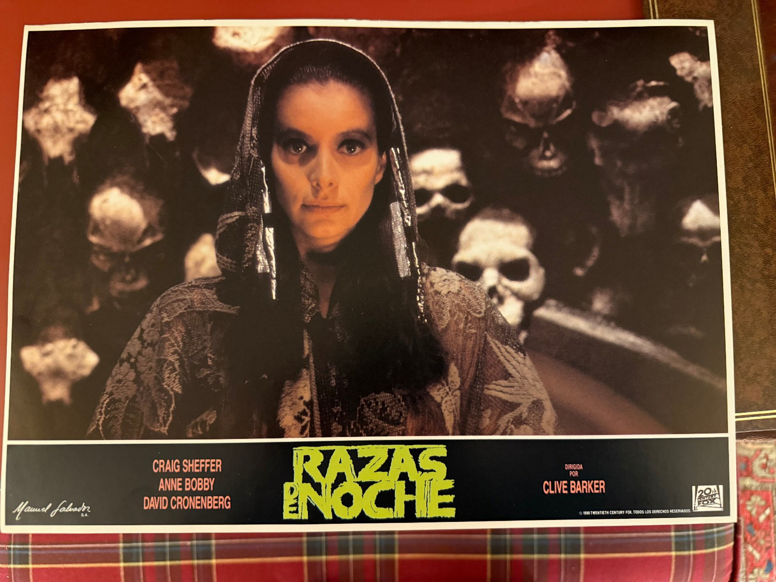 Night Breed 1990 20th Century Fox 8×13″ Spanish horror lobby Catherine Chevalier