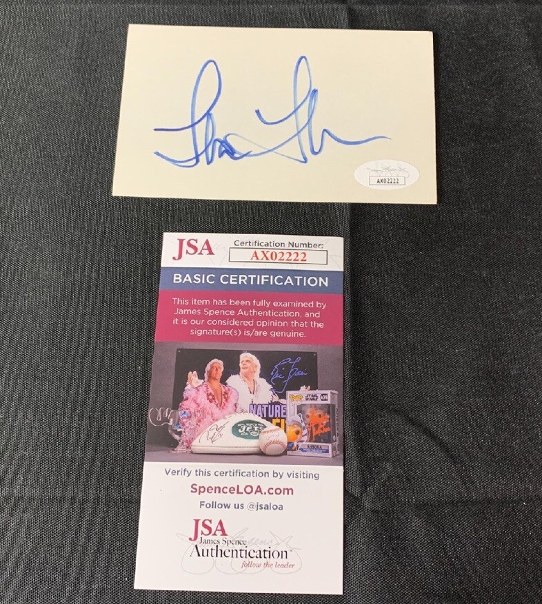 Lea Thompson Signed Custom Framed Art Piece JSA COA Autographed