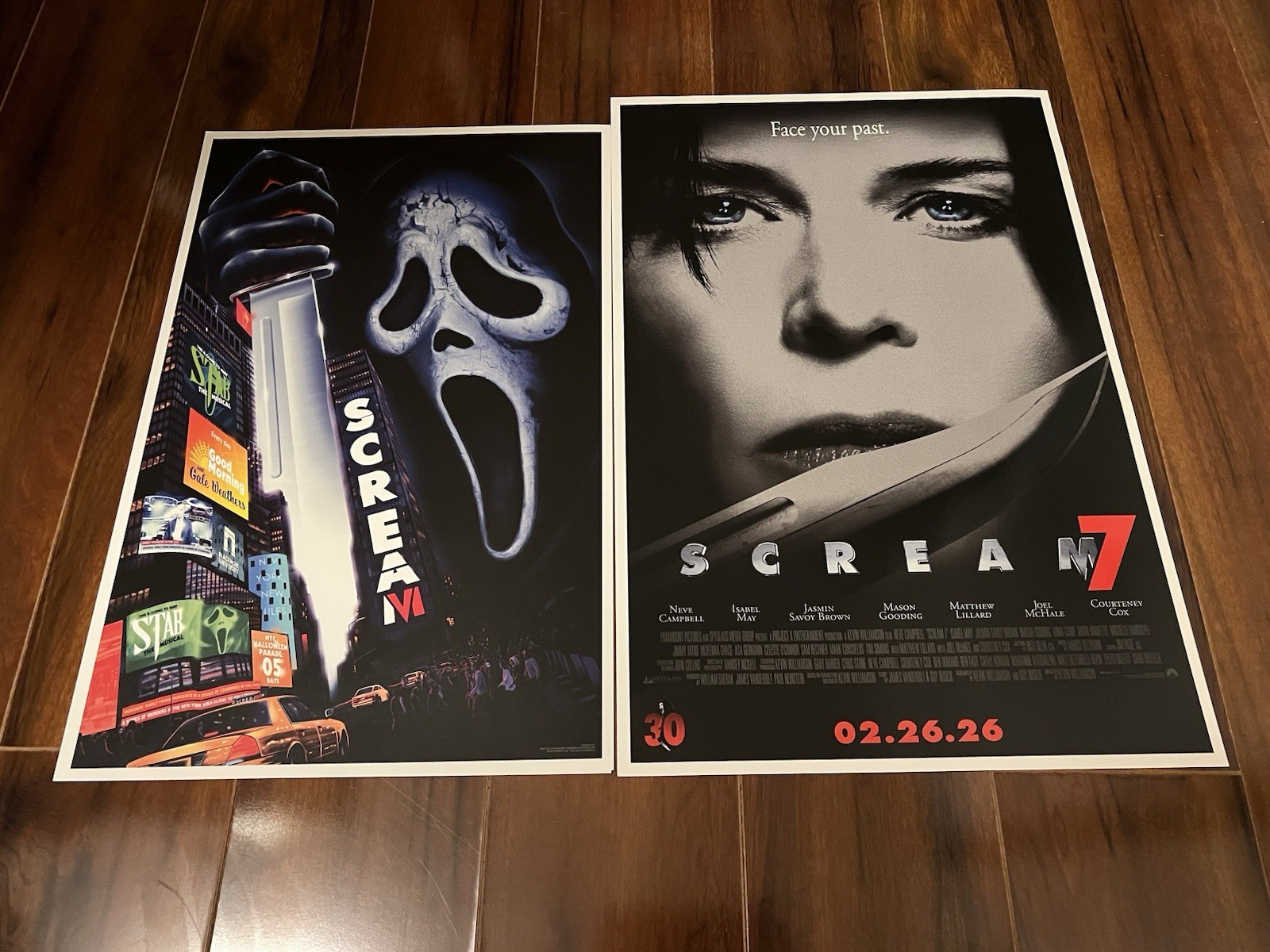 Scream 7 VI 6 Poster AMC Fan Event Exclusive Ghostface Limited Edition Print