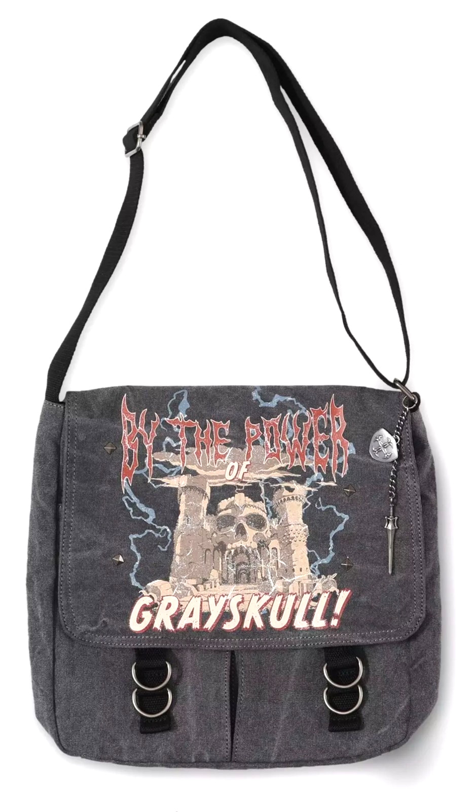Mattel Masters of the Universe Grayskull He-Man Messenger Canvas Bag NEW
