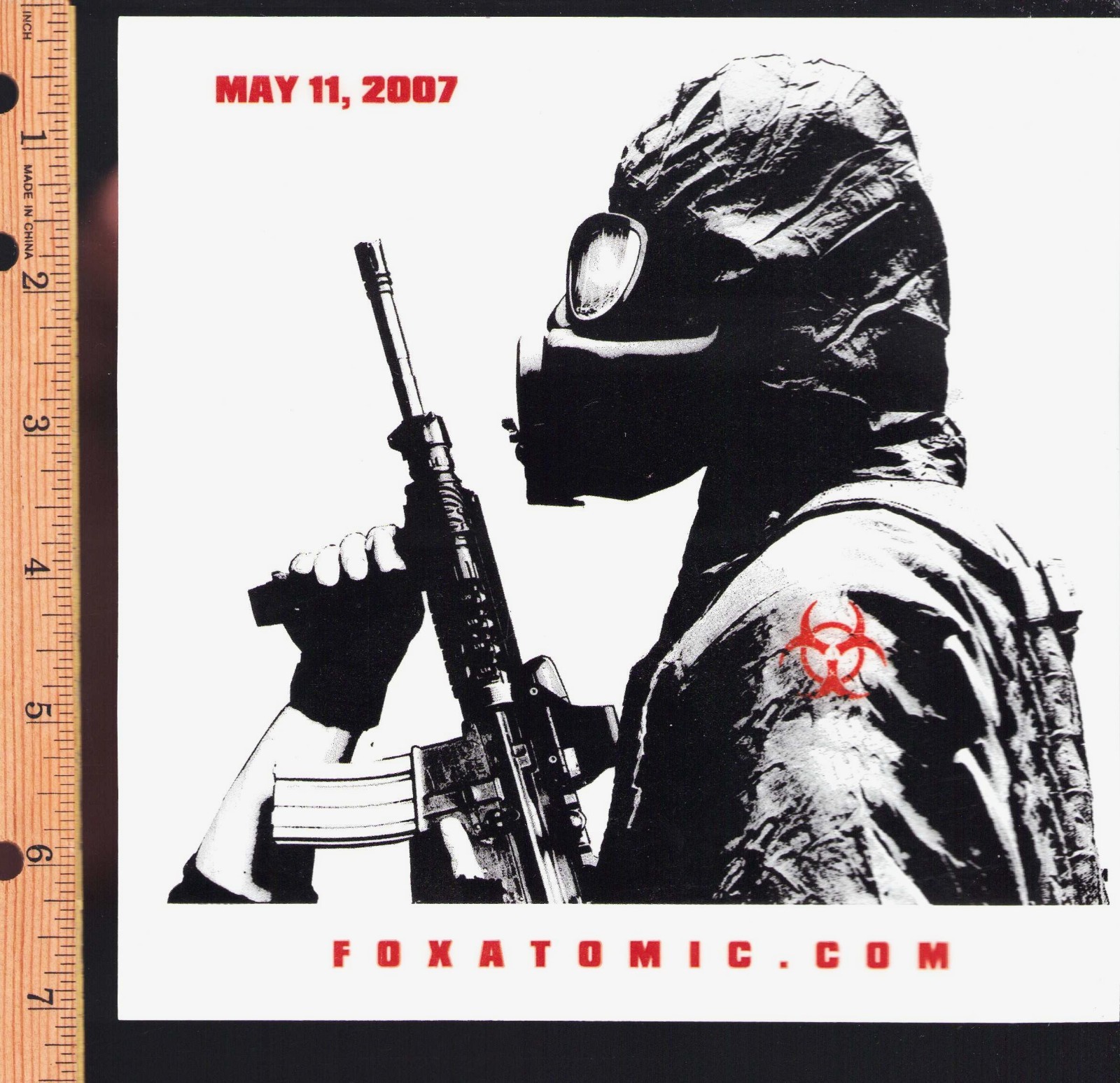 28 WEEKS LATER Dated Premiere 7″ Decal / 2007 Official Promotional – NEW