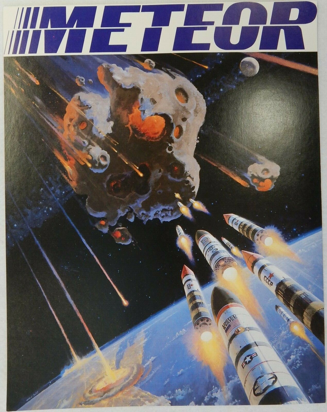 Meteor 1979 Original 11×14 Color Lobby Card By American International Pictures