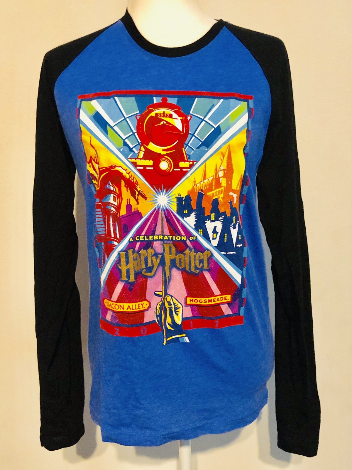 Harry Potter Universal Studios Graphic Long Sleeves Shirt Unisex Small