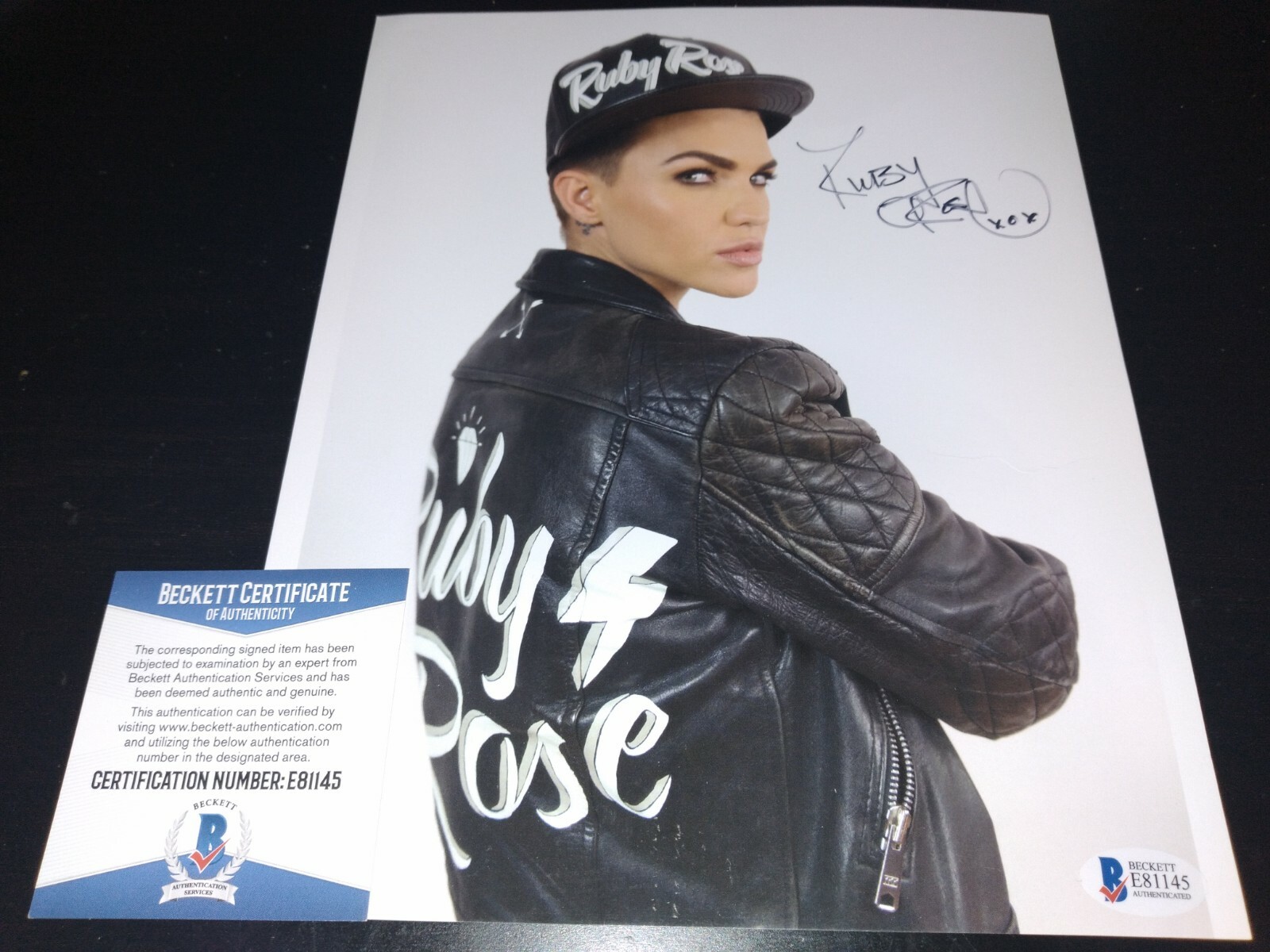 Ruby Rose Signed 8×10 Photo Beckett BAS COA Sexy Batwoman Authentic Autograph