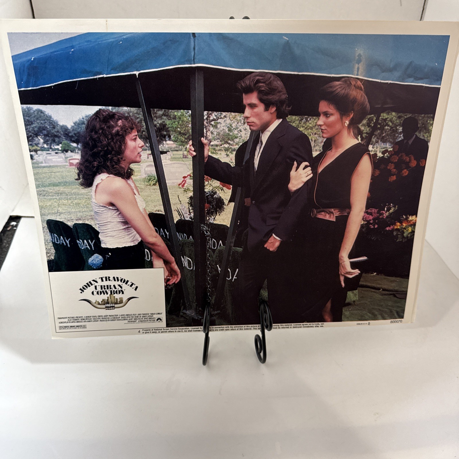 1980~ Urban Cowboy~ JOHN TRAVOLTA~ DEBRA WINGER~ Original Lobby Card -11×14