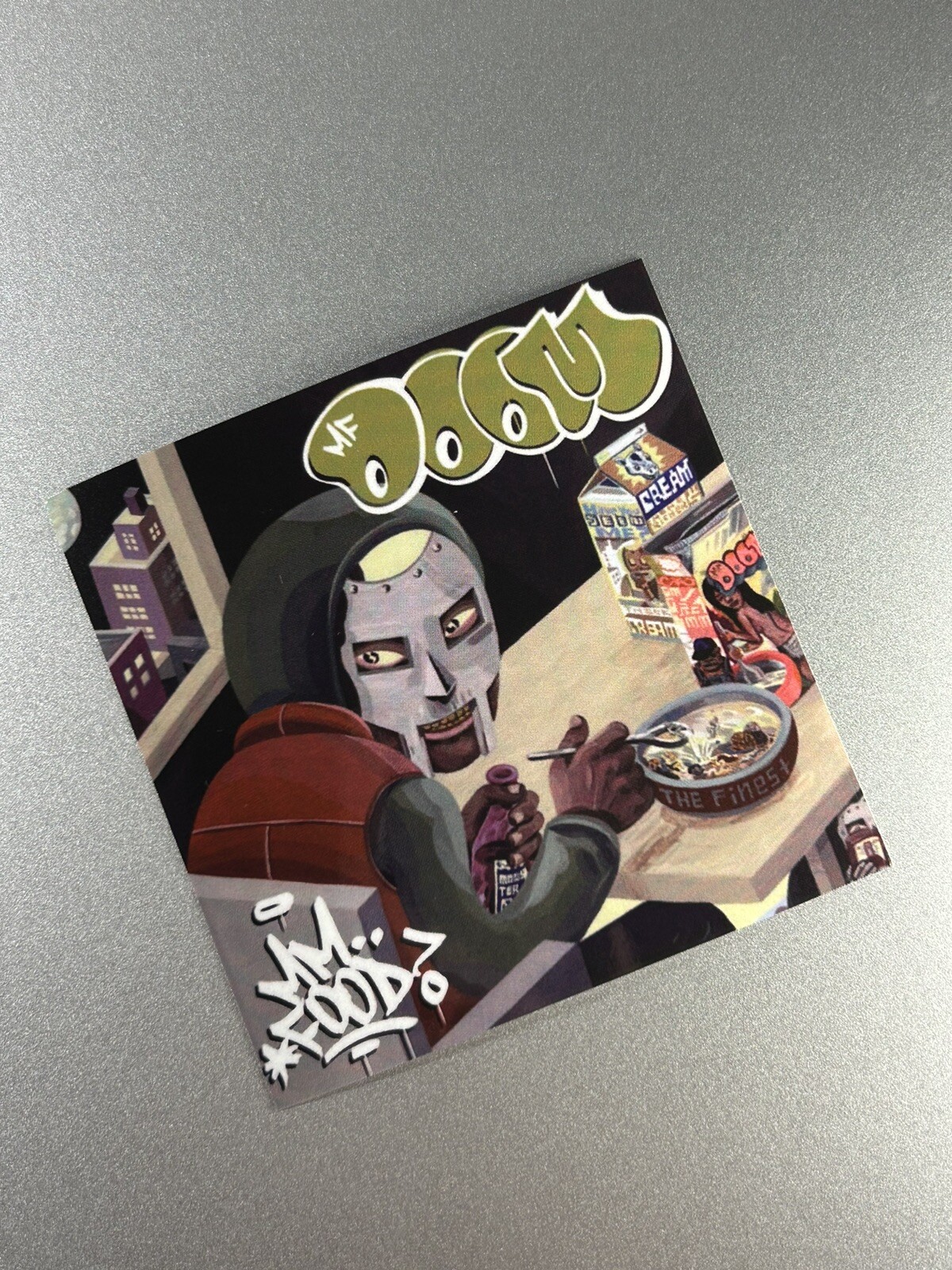 MF DOOM mm…food Vinyl Sticker 3” X 3”